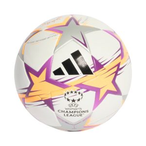 Adidas UCL Women’s League 26/27 futbola bumba, balta/oranža