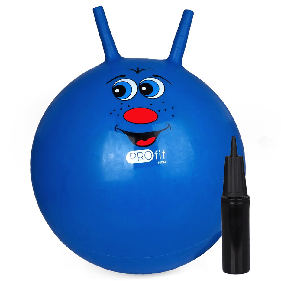 Lēkšanas bumba PROFIT 55 cm, zila