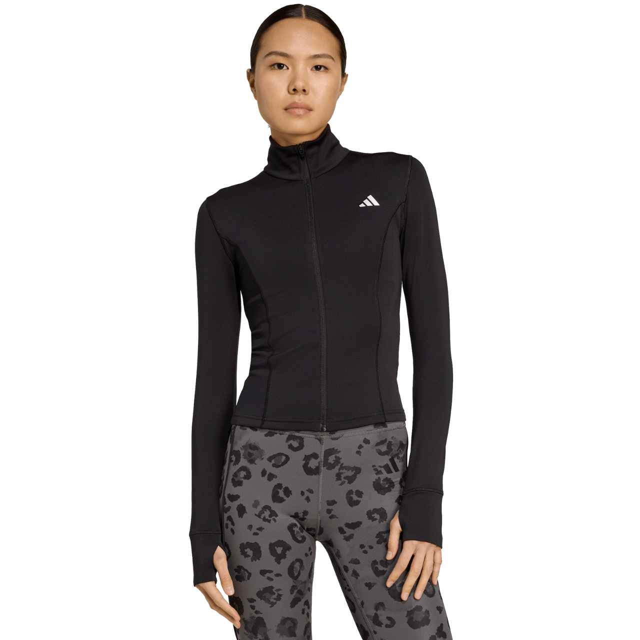 Sieviešu džemperis ADIDAS OPTIME ESSENTIALS FULL-ZIP